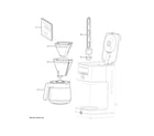 GE G7CDAASST1SS coffee maker diagram