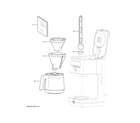 GE G7CDABSST1SS coffee maker diagram