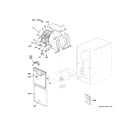 GE NF80U090T4B52 cabinet (1) diagram