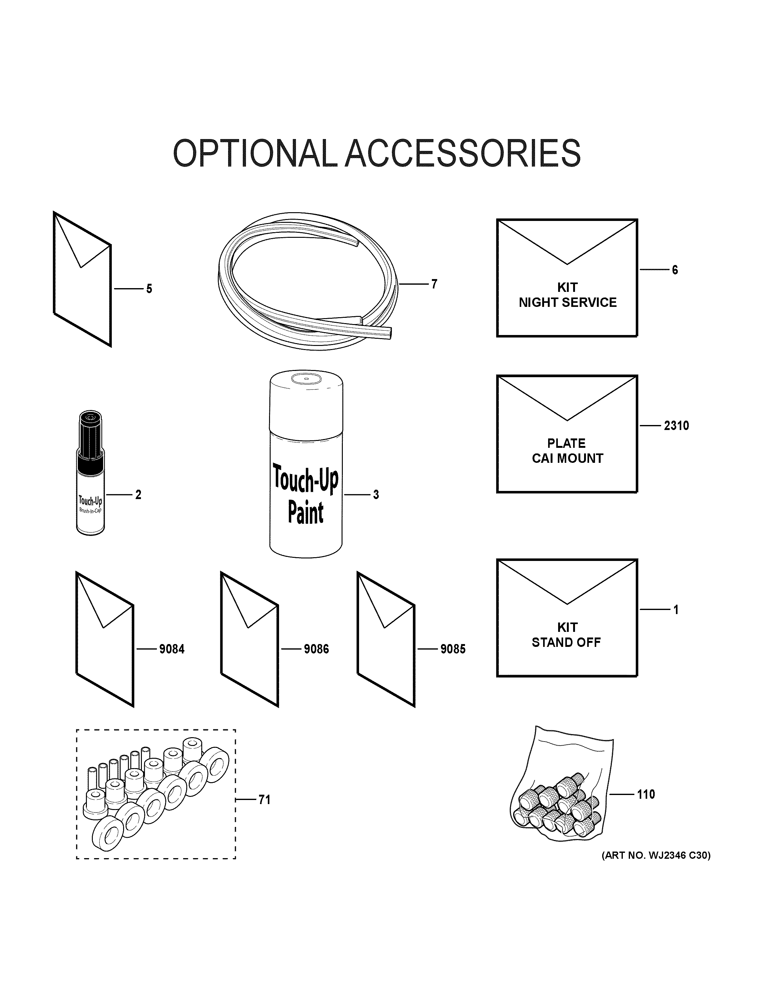 Optional accessories