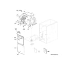 GE NF80U070V3A53 cabinet (1) diagram