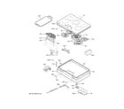 GE ZEU30RST1SS control panel & cooktop diagram