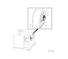 GE NP14H60S02 blower & motor diagram