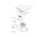 GE ZHU30RST1SS control panel & cooktop diagram