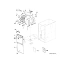 GE NF97U090M3C06 cabinet (1) diagram