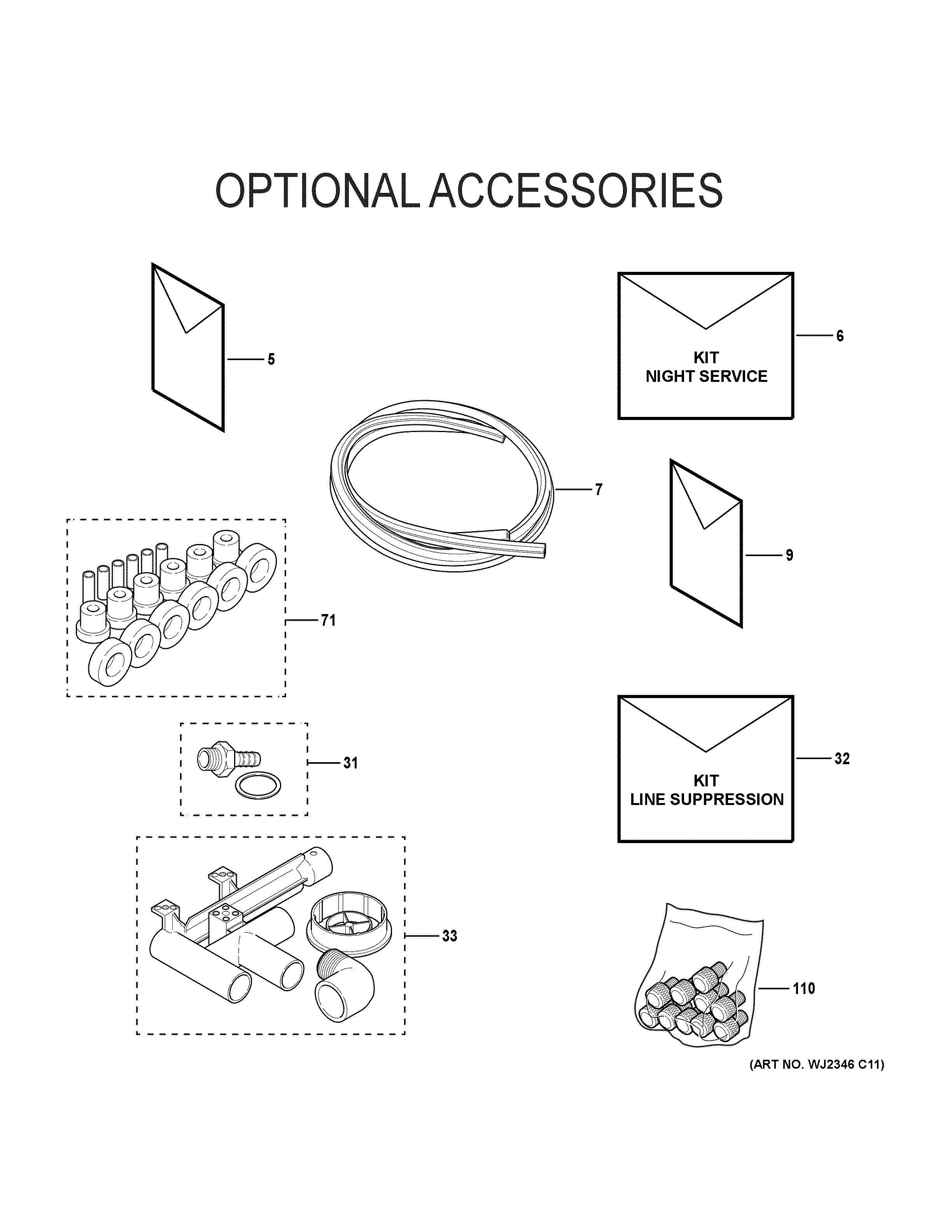 OPTIONAL ACCESSORIES