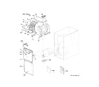 GE NF97D070M3B06 cabinet (1) diagram