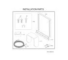 GE ZDT925SSN8SS installation parts diagram