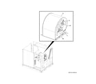 GE NP14A24S02 blower & motor diagram