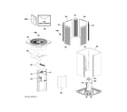 GE NS16A30SA450A room air conditioner diagram