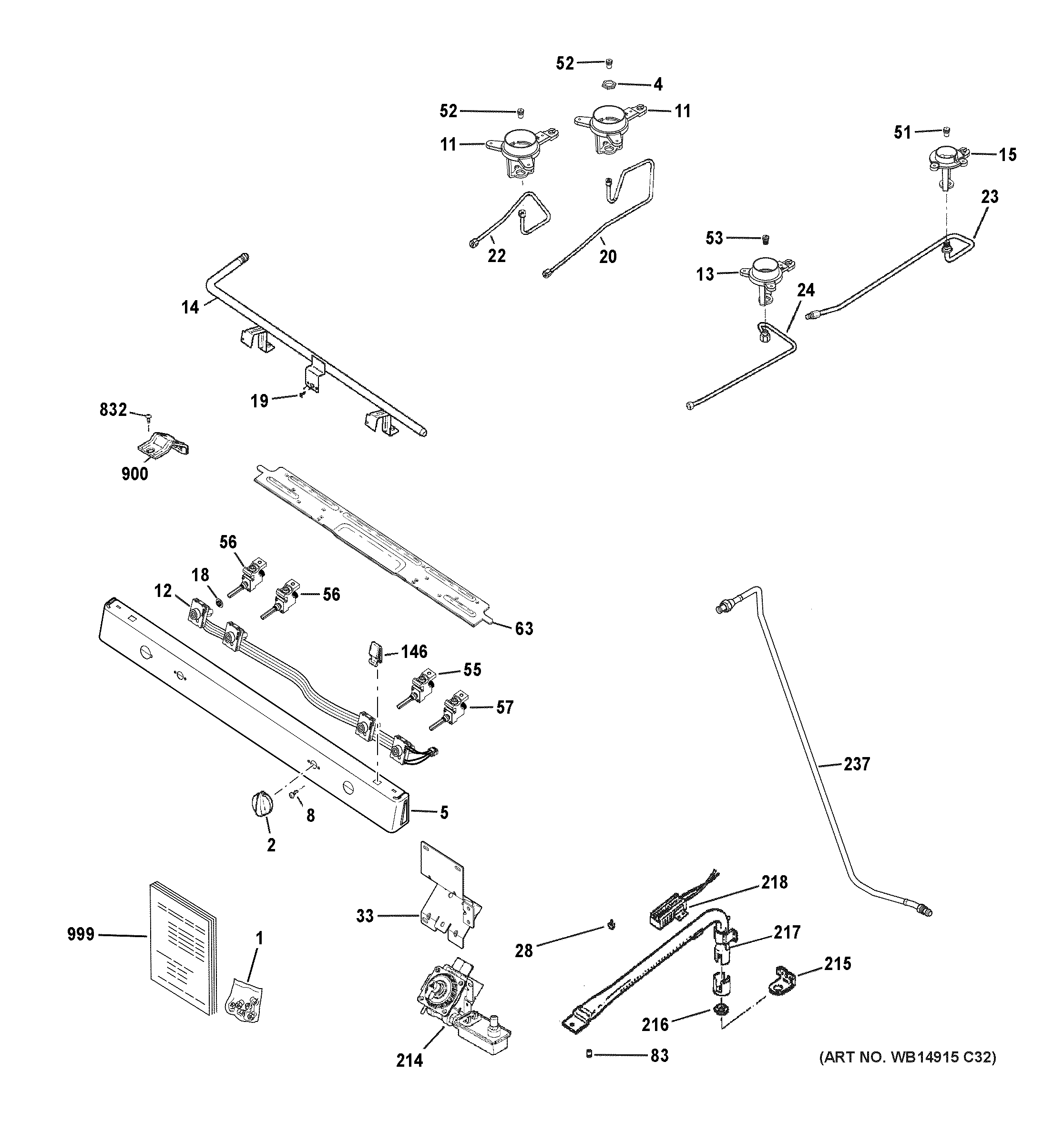 GAS & BURNER PARTS