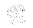 GE JAS640RM4SS door & drawer parts diagram