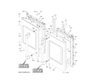 GE CTD90FP4N2W2 upper doors diagram