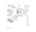 GE PTD9000BN3TS upper oven diagram