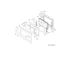 GE ZTD90DPSN2SS lower door diagram