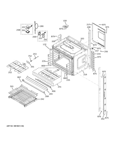 Upper oven