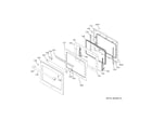 GE ZKD90DPSN2SS lower door diagram