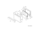 GE ZKD90DSSN2SS upper door diagram