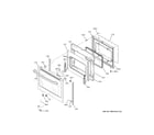 GE PHS93XYP2FS door diagram