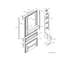 GE ZIC30GNDAII doors diagram