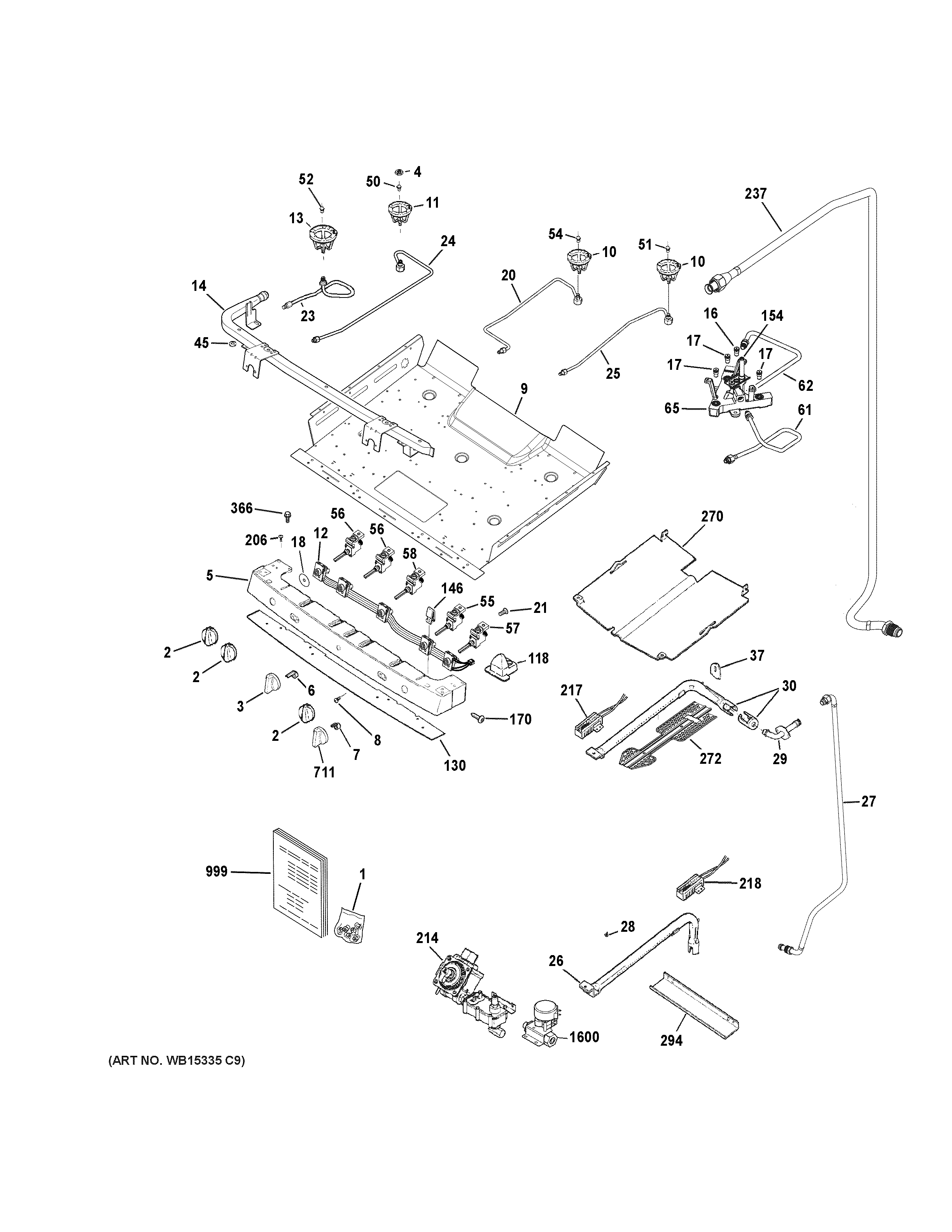 Gas & burner parts