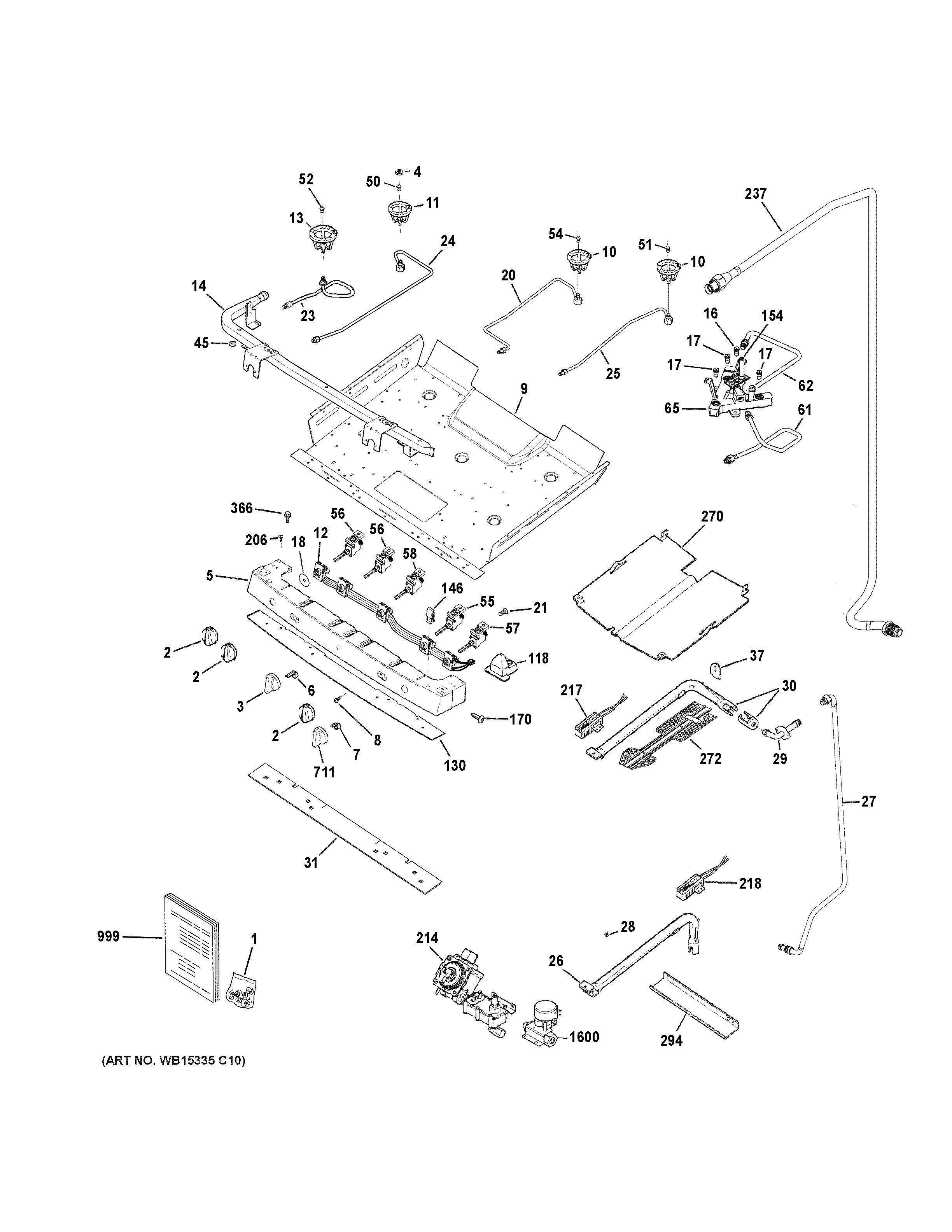 Gas & burner parts
