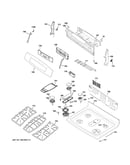 Control panel & cooktop