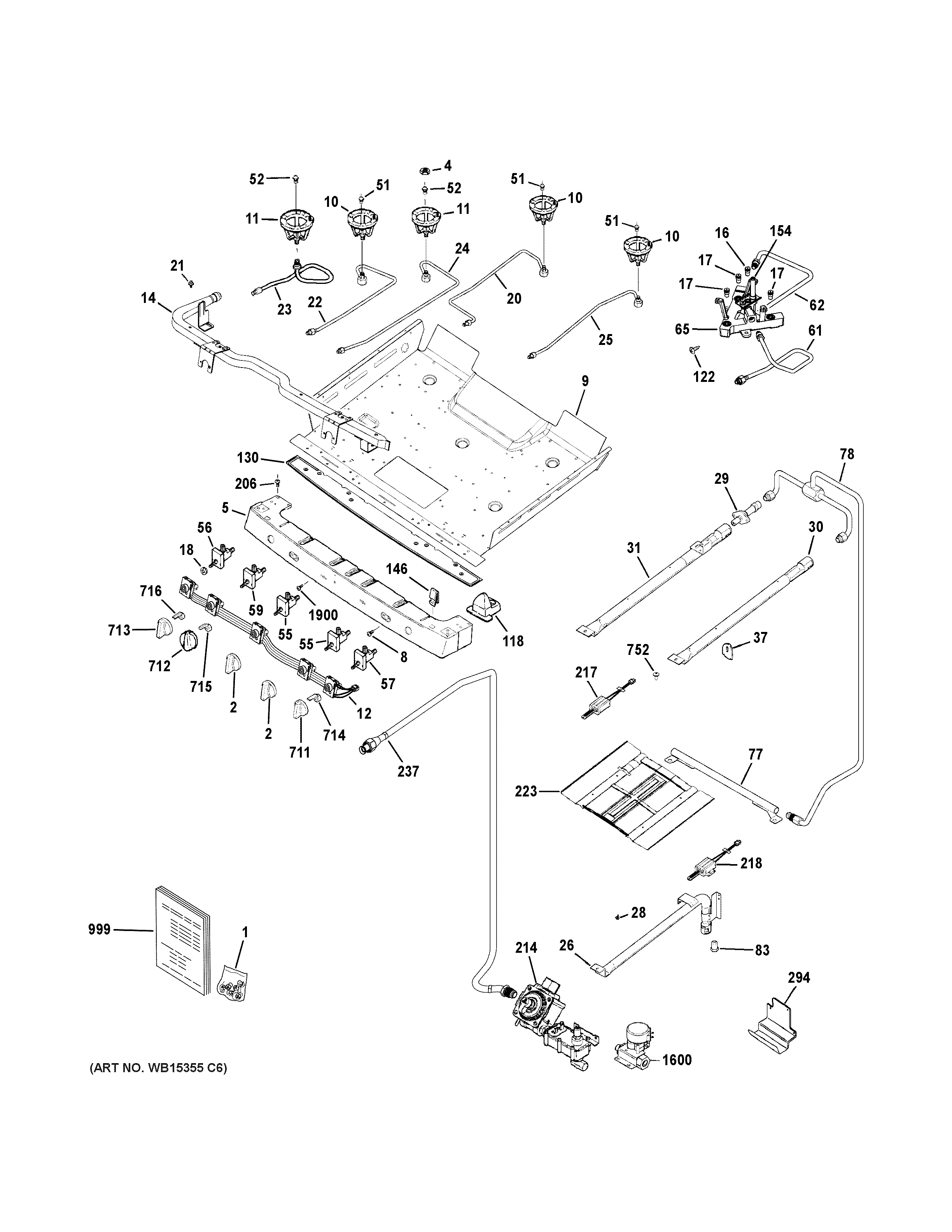 Gas & burner parts