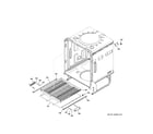 GE DDT595SMJ2ES body parts (2) diagram