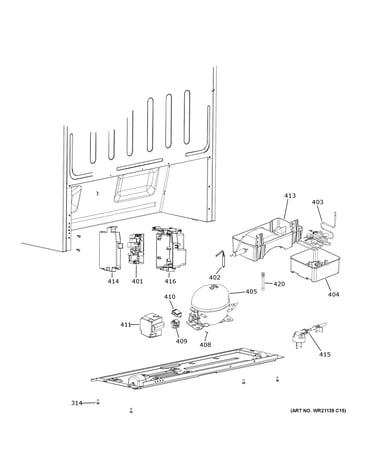 Machine compartment