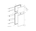 GE GPE12FGKEWW doors diagram