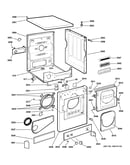 Backsplash, cabinet & front panel