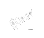 GE P2S930YP6FS convection fan diagram