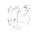 GE CWE19SP4NWW2 fresh food section diagram