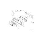 GE PTW600BSR0WS controls & backsplash diagram