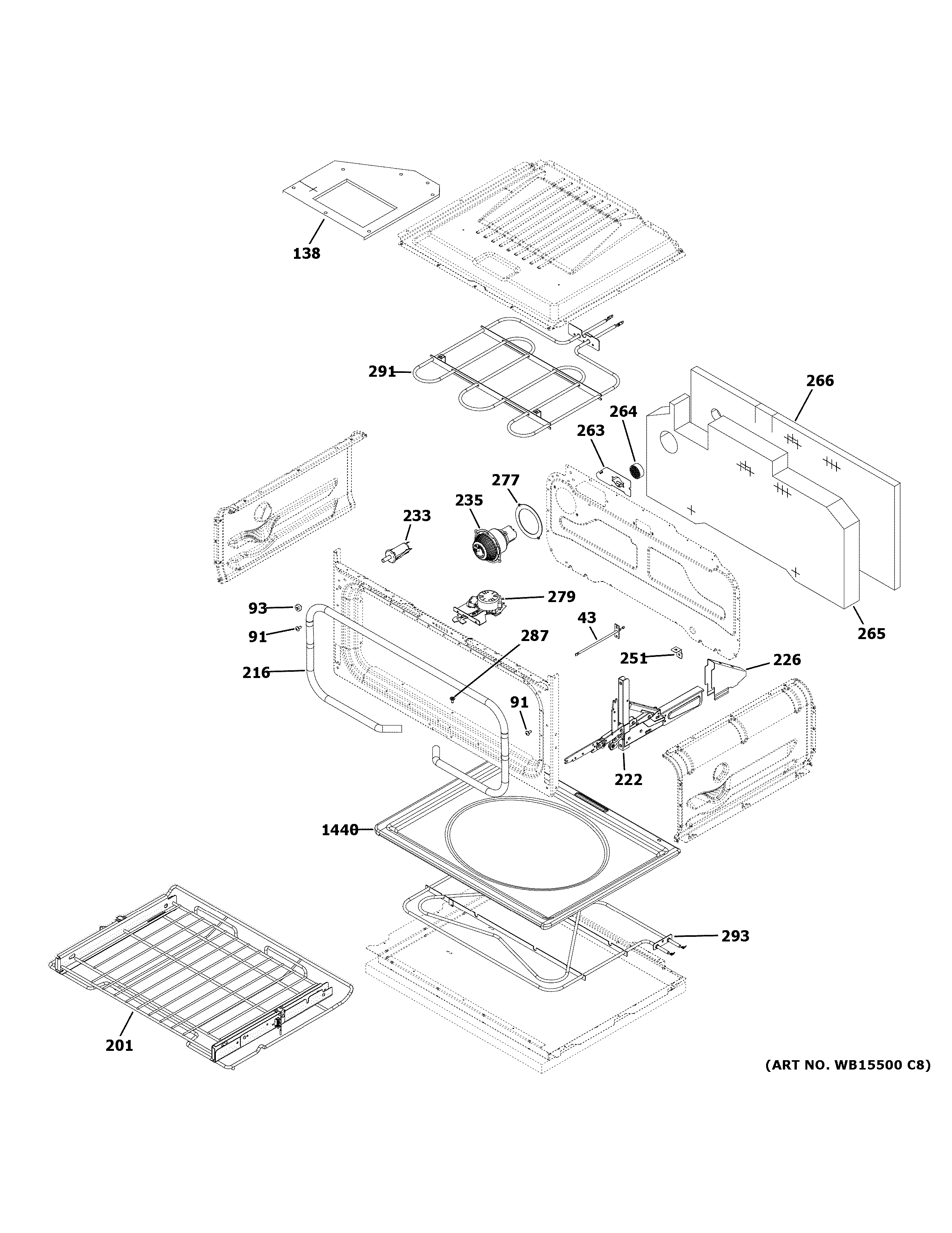 Upper oven