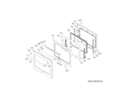 GE ZKS90DPSN2SS door diagram