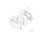 GE PSS93YP6FS door diagram