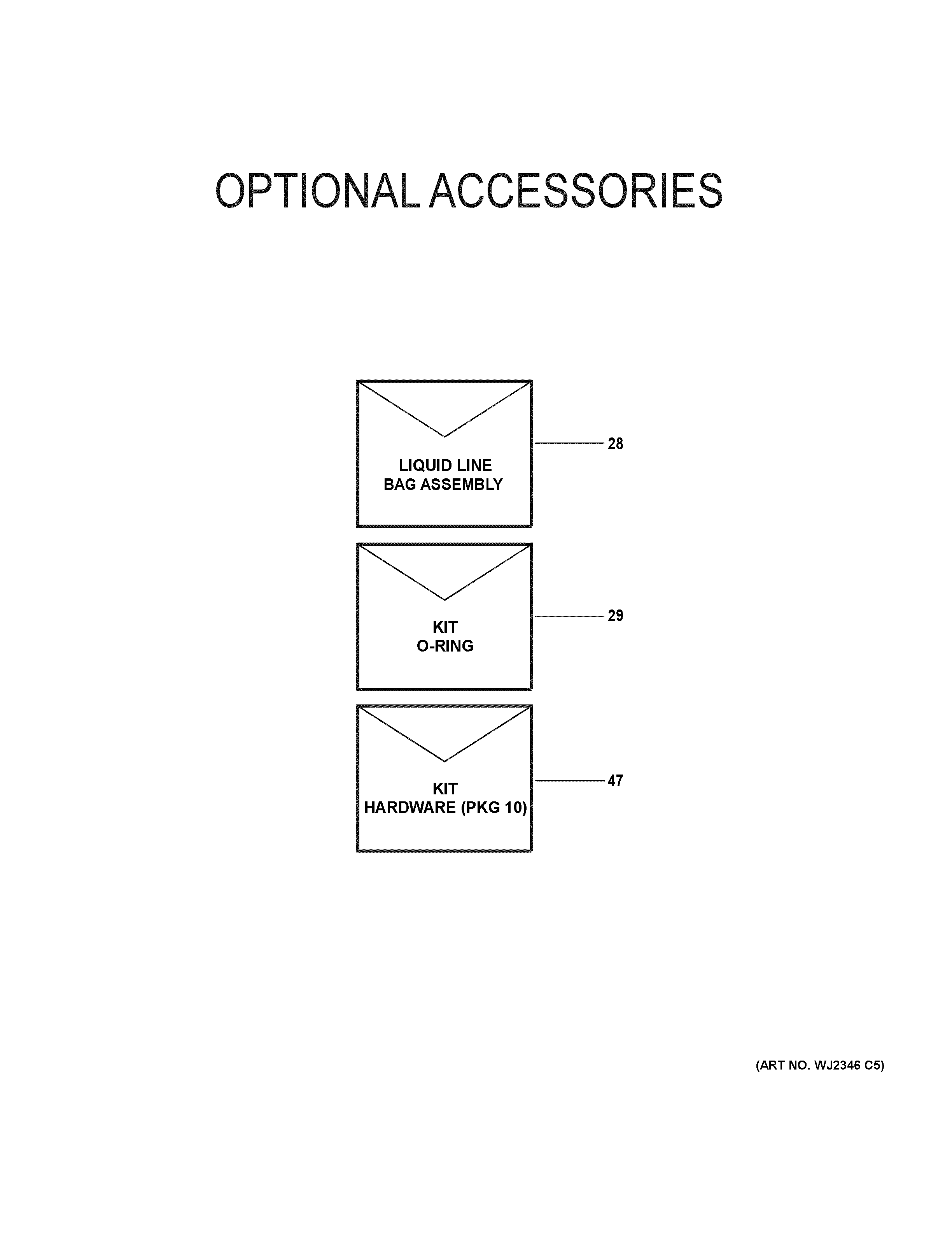 Optional accessories