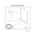 GE GDT665SGN8BB installation parts diagram