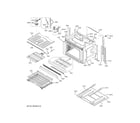 GE PTD9000SN3SS lower oven diagram