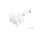 GE CTD90DP2N2S1 convection fan diagram