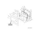 GE CTD90FP3N2D1 lower door diagram