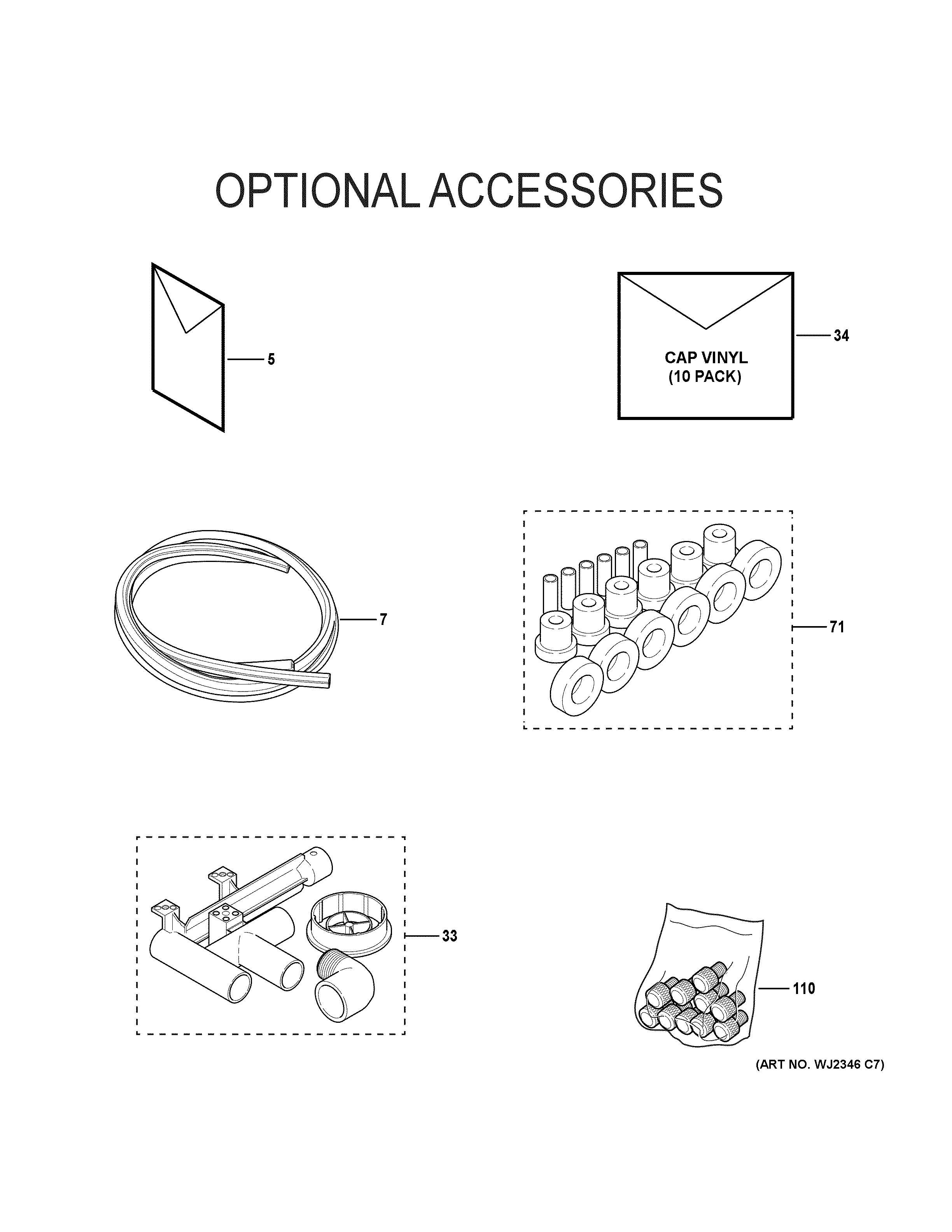 Optional accessories