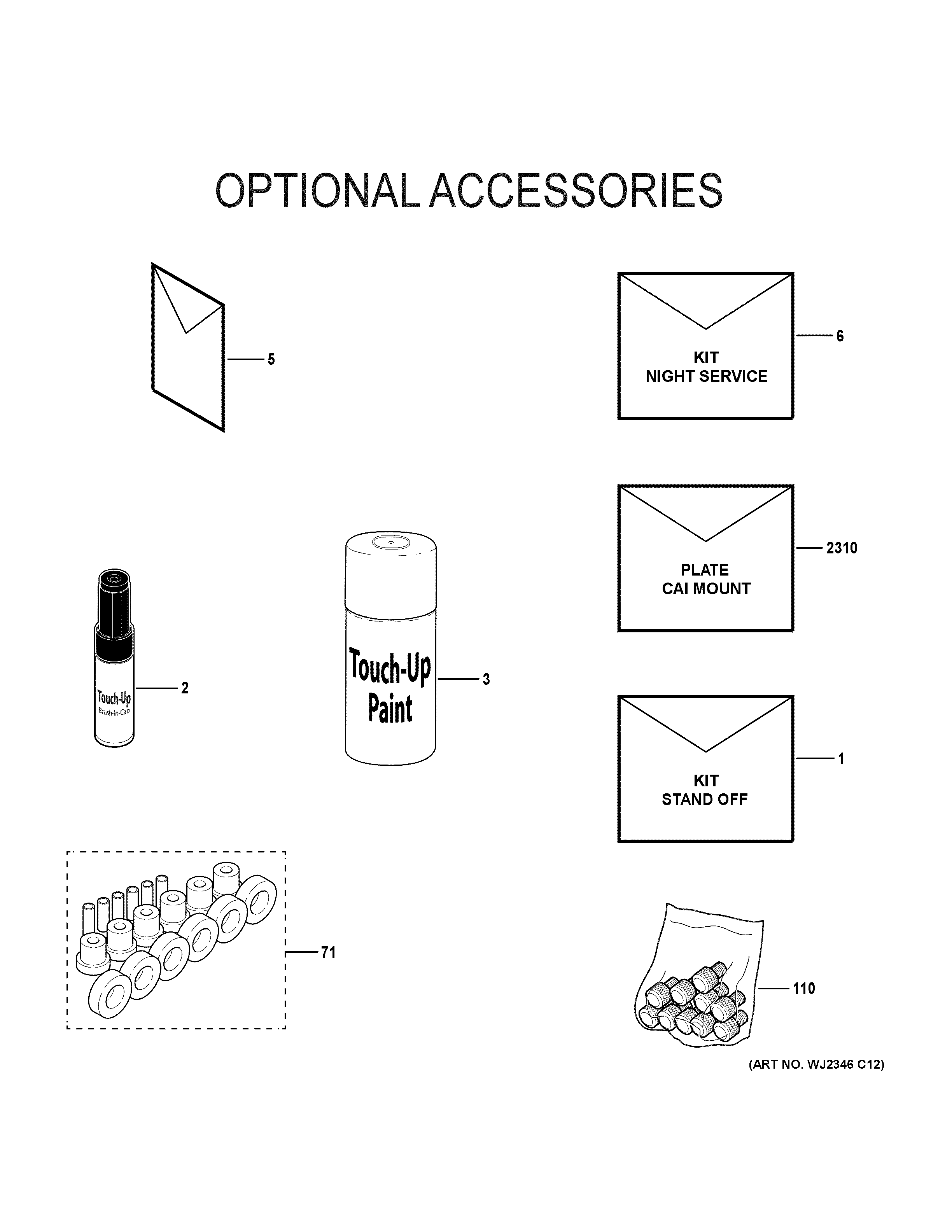 Optional accessories