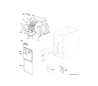 GE NF80U135S5D54 cabinet (1) diagram