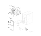 GE NF80L045S3A51 cabinet (1) diagram