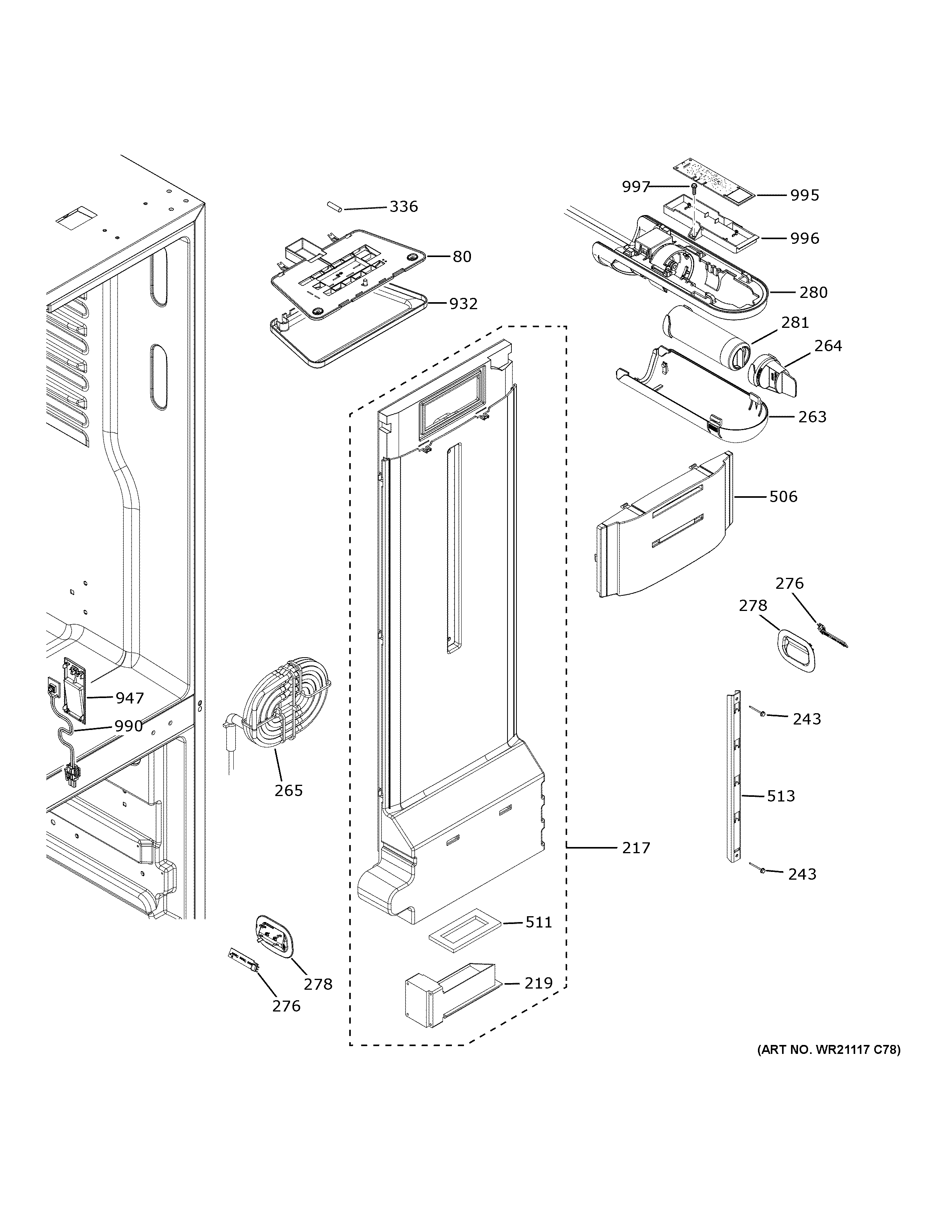 Fresh food section