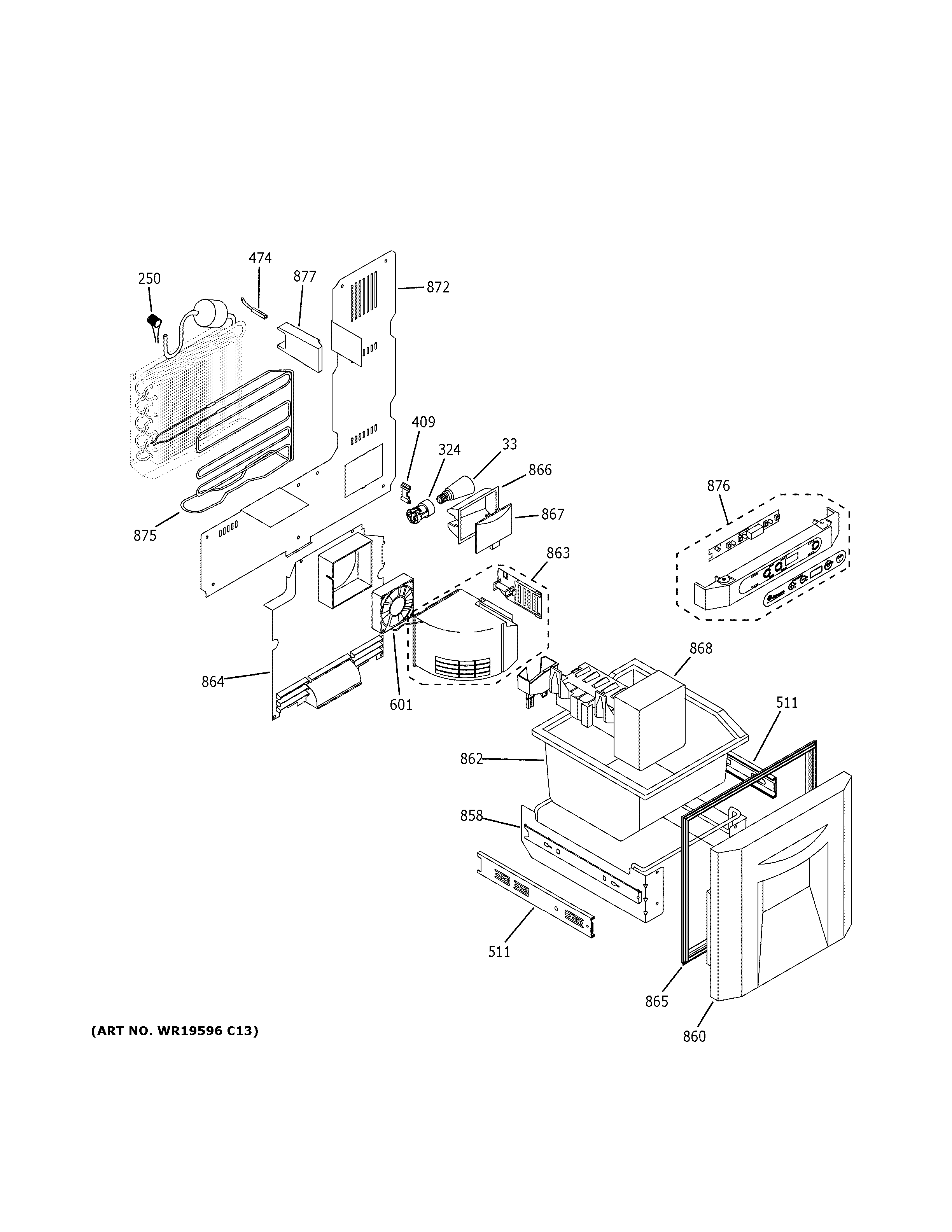 Freezer controls & components