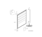 GE ZIBS240NCSS door diagram